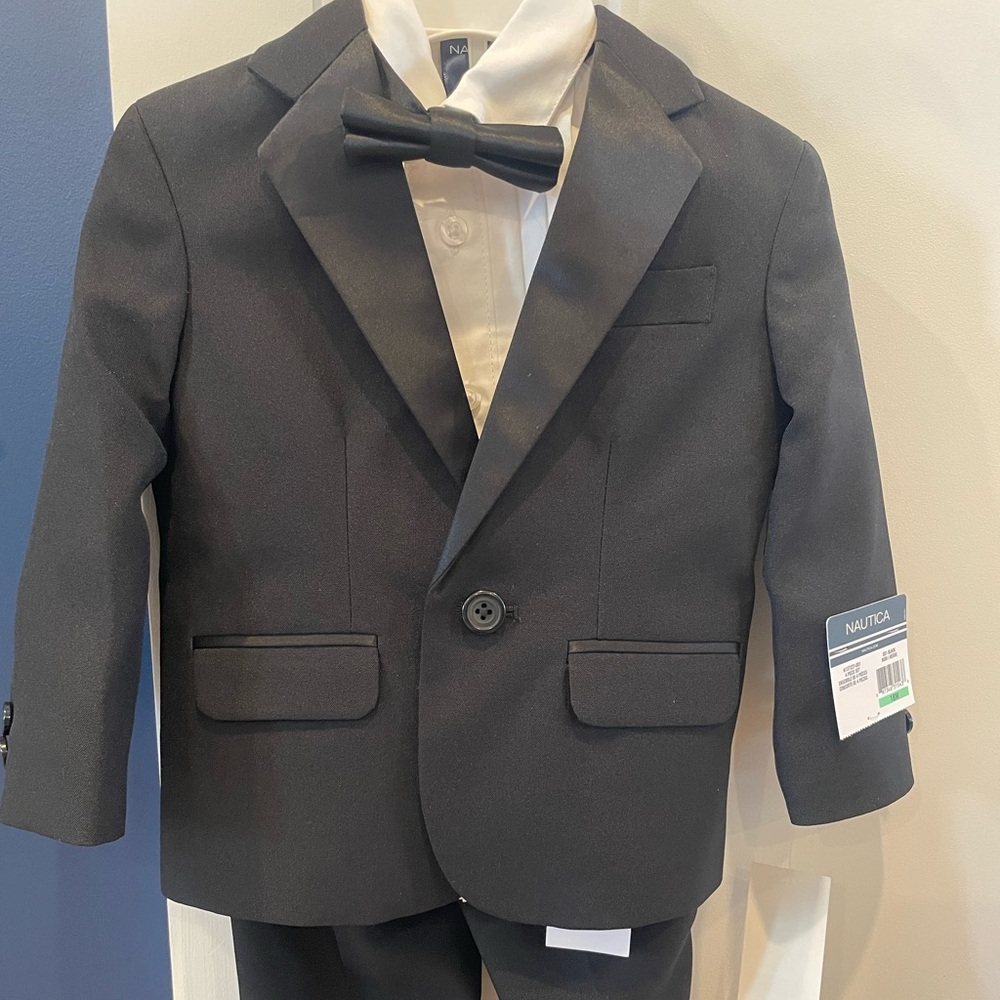Nautica Toddler Black Blazer Set